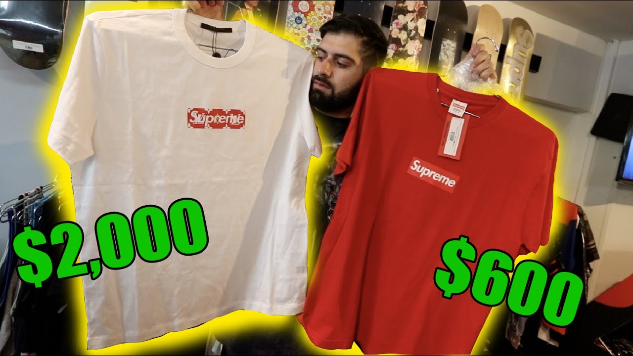 Most expensive supreme clearance shirt